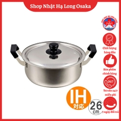 NỒI INOX PEARL KINZOKU NEW KHÔNG GỈ 26CM - 4549308517941
