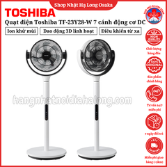 QUẠT ĐIỆN TOSHIBA TF-23Y28-W 7 CÁNH ĐỘNG CƠ DC