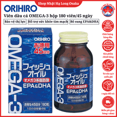 DẦU CÁ OMEGA 3 ORIHIRO 180 VIÊN - 4971493105779