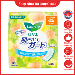 BĂNG VỆ SINH NGÀY LAURIER KHÔNG CÁNH BỊCH 28 MIẾNG - 4901301392367