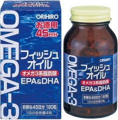 DẦU CÁ OMEGA 3 ORIHIRO 180 VIÊN - 4971493105779