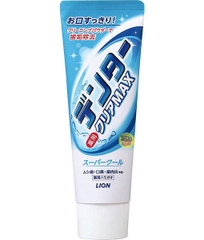 KEM ĐÁNH RĂNG LION DENTOR CLEAR MAX SUPER COOL 140G - 4903301186458