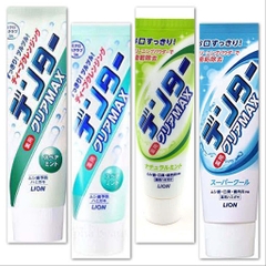 KEM ĐÁNH RĂNG LION DENTOR CLEAR MAX 140G ĐỦ MÀU