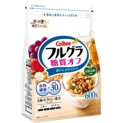 NGŨ CỐC CALBEE GÓI MÀU TRẮNG ÍT ĐƯỜNG 600G MẪU MỚI - 4901330746377