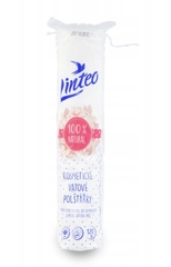 BÔNG TẨY TRANG LINTEO 100% NATURAL GÓI 120 MIẾNG - 8594008878539