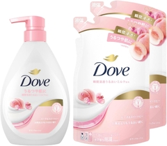 SỮA TẮM DOVE HƯƠNG ĐÀO VÀ ĐẬU NGỌT 470G - 4902111775272