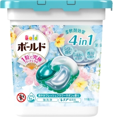 VIÊN GIẶT P&G BOLD GEL BALL 4IN1 HƯƠNG XÀ PHÒNG TINH KHIẾT HỘP 11 VIÊN - 4987176140258