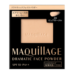 LÕI PHẤN PHỦ MAQUILLAGE DRAMATIC FACE POWDER (REFILL) MÀU 20 SON ĐẤT SPF18 PA++ 8G - 4909978998967