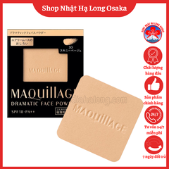 LÕI PHẤN PHỦ MAQUILLAGE DRAMATIC FACE POWDER (REFILL) MÀU 30 BE TỰ NHIÊN SPF18 PA++ 8G - 4909978998974