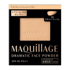 LÕI PHẤN PHỦ MAQUILLAGE DRAMATIC FACE POWDER (REFILL) MÀU 30 BE TỰ NHIÊN SPF18 PA++ 8G - 4909978998974