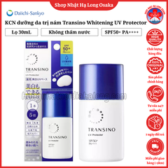 KEM CHỐNG NẮNG DƯỠNG DA TRỊ NÁM TRANSINO UV PROTECTOR SPF50+/PA++++ 30ML - 4987107635433