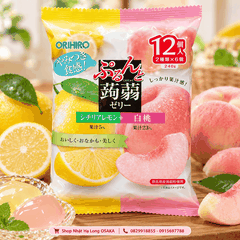 THẠCH ORIHIRO VỊ CHANH SICILY & ĐÀO TRẮNG GÓI 240G - 4571157252216