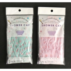 MŨ TẮM SHOWER CAP MITSUKI HỌA TIẾT CHẤM BI SIZE 40-66CM - 4968988040097