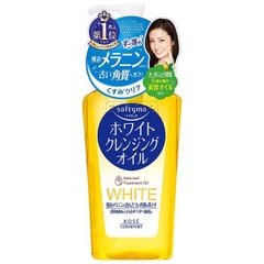 DẦU TẨY TRANG KOSÉ SOFTYMO WHITE CLEANSING OIL LÀM SẠCH DA VÀ DƯỠNG TRẮNG 230ML - 4971710310795