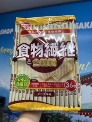 Bánh Xốp Ngũ Cốc Bổ Sung Chất Xơ Hamada Healthy Club Vị Siro Lá Phong 36 Thanh - 4902621005647