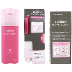 NHUỘM TÓC PHỦ BẠC CHO NAM NỮ KAO BLAUNE DẠNG KEM MÀU SỐ 4 NÂU NHẠT - 4901301320926