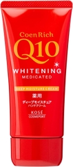 KEM DƯỠNG TRẮNG DA TAY SIÊU DƯỠNG ẨM COEN RICH Q10 WHITENING MEDICATED 80G - 4971710587524