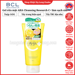 GEL RỬA MẶT AHA CLEANSING RESEARCH C+ LÀM SẠCH SÂU & SÁNG MỊN DA TUÝP 145G - 4515061013303
