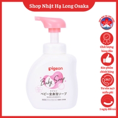 SỮA TẮM GỘI TRẺ EM BABY SOAP PIGEON HƯƠNG HOA 500ML - 4902508084451