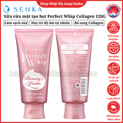 SỮA RỬA MẶT TẠO BỌT SENKA PERFECT WHIP COLLAGEN 120G - 4550516474582