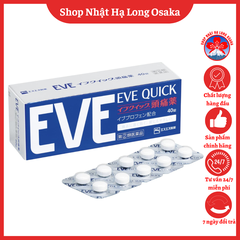 VIÊN UỐNG GIẢM ĐAU HẠ SỐT EVE QUICK HỘP 40 VIÊN - 4987300052716