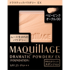 LÕI PHẤN PHỦ MAQUILLAGE DRAMATIC POWDERY EX (FOUNDATION) MÀU HỒNG BABY PO00 SPF25 PA+++ 9.3G - 4909978103774