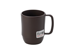 CỐC NHỰA INOMATA MUG CUP MÀU NÂU 350ML - 4905596111672