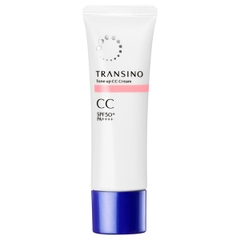 KEM CC LÀM SÁNG DA TRANSINO TONE UP CC CREAM SPF50+ PA++++ (MÀU HỒNG) 30G - 4987107635471