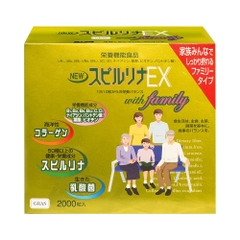 TẢO XOẮN SPIRULINA EX FAMILY HỘP 2 LỌ × 1000 VIÊN - 4975497808278