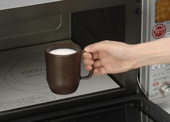 CỐC NHỰA INOMATA MUG CUP MÀU NÂU 350ML - 4905596111672