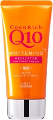 KEM DƯỠNG TRẮNG DA TAY DƯỠNG ẨM DỊU NHẸ COENRICH Q10 WHITENING MEDICATED 80G - 4971710587517