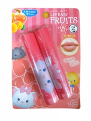 Set 2 son dưỡng môi Rohto Lip Baby Color Fruits bản đặc biệt