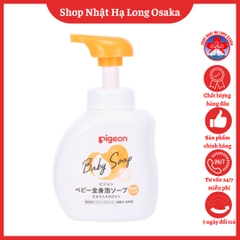 SỮA TẮM GỘI TRẺ EM BABY SOAP PIGEON HƯƠNG CAM 500ML - 4902508084420
