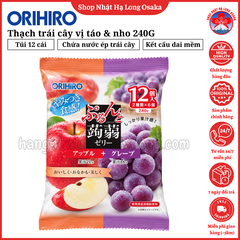 THẠCH ORIHIRO VỊ TÁO VÀ NHO GÓI 240G - 4571157255408