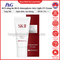 KEM CHỐNG NẮNG SÁNG DA SK-II ATMOSPHERE AIRY LIGHT UV CREAM SPF50+ PA ++++ TUÝP 30G - 4979006078480