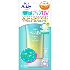 KEM CHỐNG NẮNG SKIN AQUA TONE UP UV ESSENCE MINT GREEN DÀNH CHO DA NHẠY CẢM 80G - 4987241162130