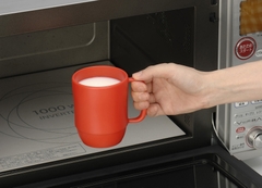 CỐC NHỰA INOMATA MUG CUP MÀU ĐỎ 350ML - 4905596111627