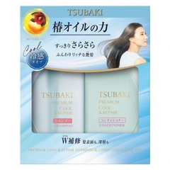 BỘ GỘI – XẢ SHISEIDO TSUBAKI PREMIUM COOL & REPAIR MÁT LẠNH PHỤC HỒI - 4550516478153