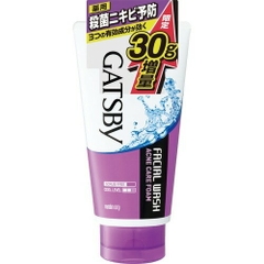 SỮA RỬA MẶT TRỊ MỤN GATSBY ACNE CARE FOAM CHO NAM 160G - 4902806498349