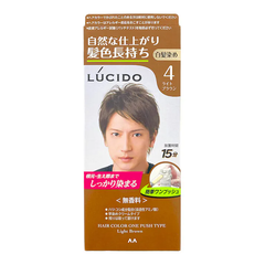 NHUỘM TÓC PHỦ BẠC CHO NAM LÚCIDO MÀU SỐ 4 NÂU NHẠT - 4902806121865