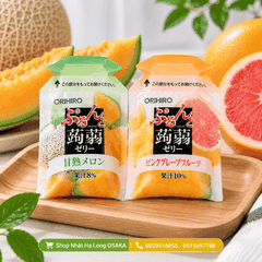 THẠCH ORIHIRO VỊ DƯA LƯỚI CHÍN & BƯỞI HỒNG GÓI 240G - 4571157252209