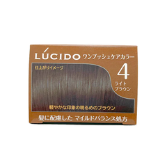 NHUỘM TÓC PHỦ BẠC CHO NAM LÚCIDO MÀU SỐ 4 NÂU NHẠT - 4902806121865