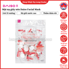 MẶT NẠ GIẤY NÉN DAISO FACIAL MASK GÓI 35 MIẾNG - 4549131456028