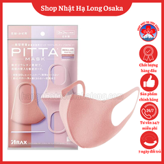 KHẨU TRANG PITTA MASK REGULAR PASTEL GÓI 3 CÁI 3 MÀU - 4987009157330