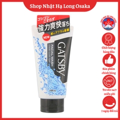 SỮA RỬA MẶT THAN HOẠT TÍNH GATSBY STRONG CLEAR FOAM CHO NAM 130G - 4902806102048