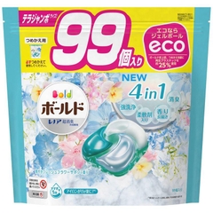 VIÊN GIẶT P&G BOLD GEL BALL HƯƠNG HOA TƯƠI TÚI 99 VIÊN - 4987176110244