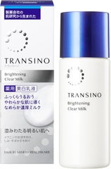 SỮA DƯỠNG TRẮNG DA TRANSINO® MEDICATED BRIGHTENING CLEAR MILK 100ML - 4987107673527