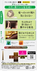 KEM NHUỘM TÓC KAO BLAUNE FRAGRANCE & GLOSS COLOR CREAM MÀU 5 NÂU HẠT DẺ - 4901301283726