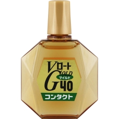 THUỐC NHỎ MẮT V-ROHTO GOLD 40 CONTACT MILD KHÔNG CAY DÀNH CHO NGƯỜI TRUNG NIÊN VÀ CAO TUỔI 20ML - 4987241195718