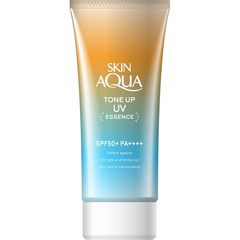 KEM CHỐNG NẮNG SKIN AQUA TONE UP UV ESSENCE LATTE BEIGE TUÝP 80G - 4987241173648